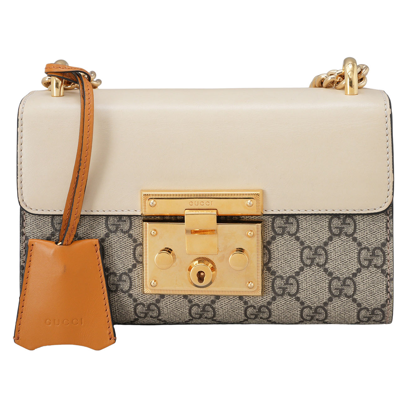 GUCCI(USED)구찌 409487 패들락 스몰 체인 숄더백