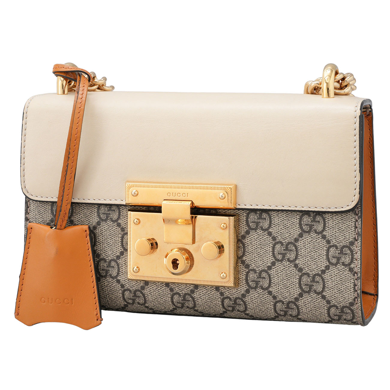 GUCCI(USED)구찌 409487 패들락 스몰 체인 숄더백