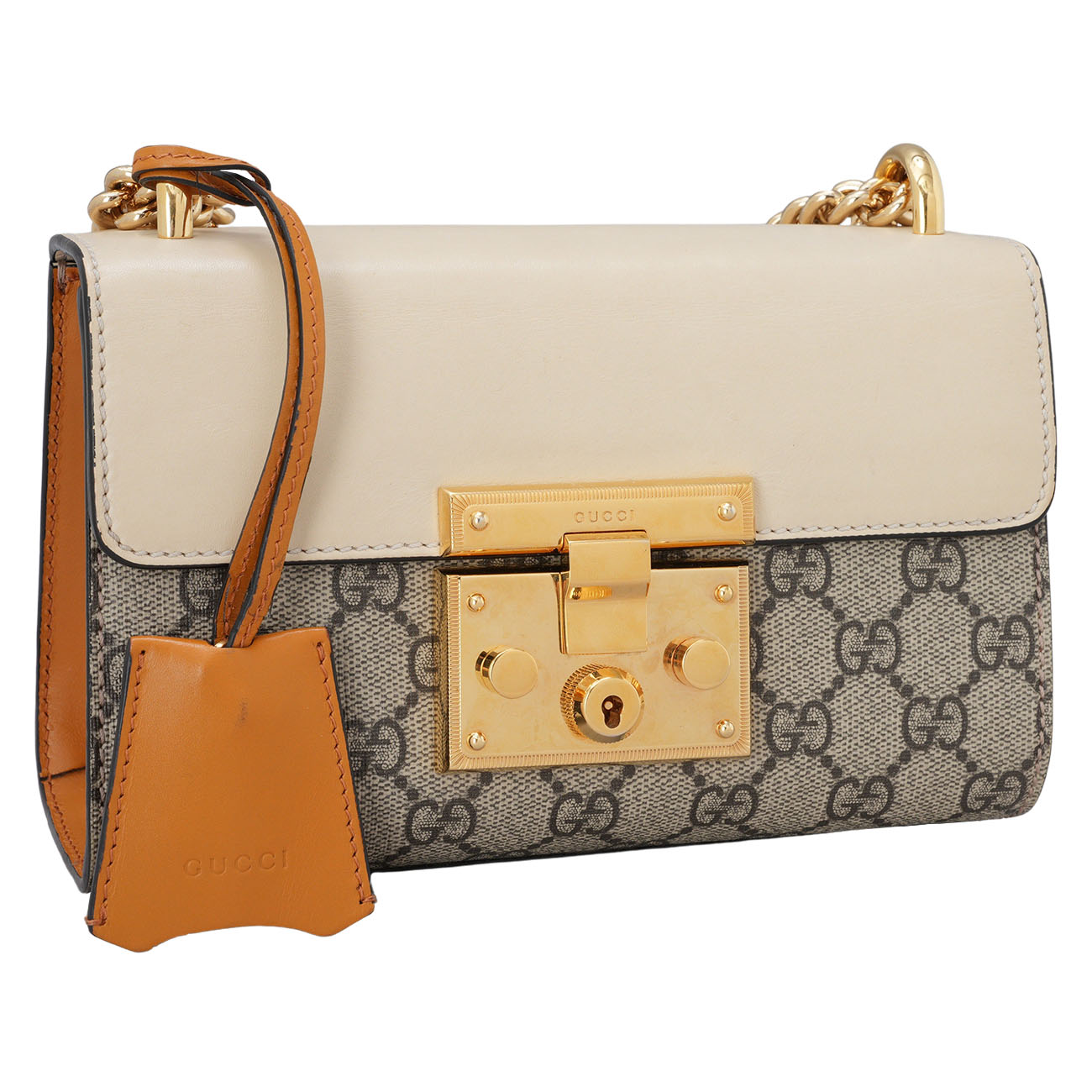 GUCCI(USED)구찌 409487 패들락 스몰 체인 숄더백