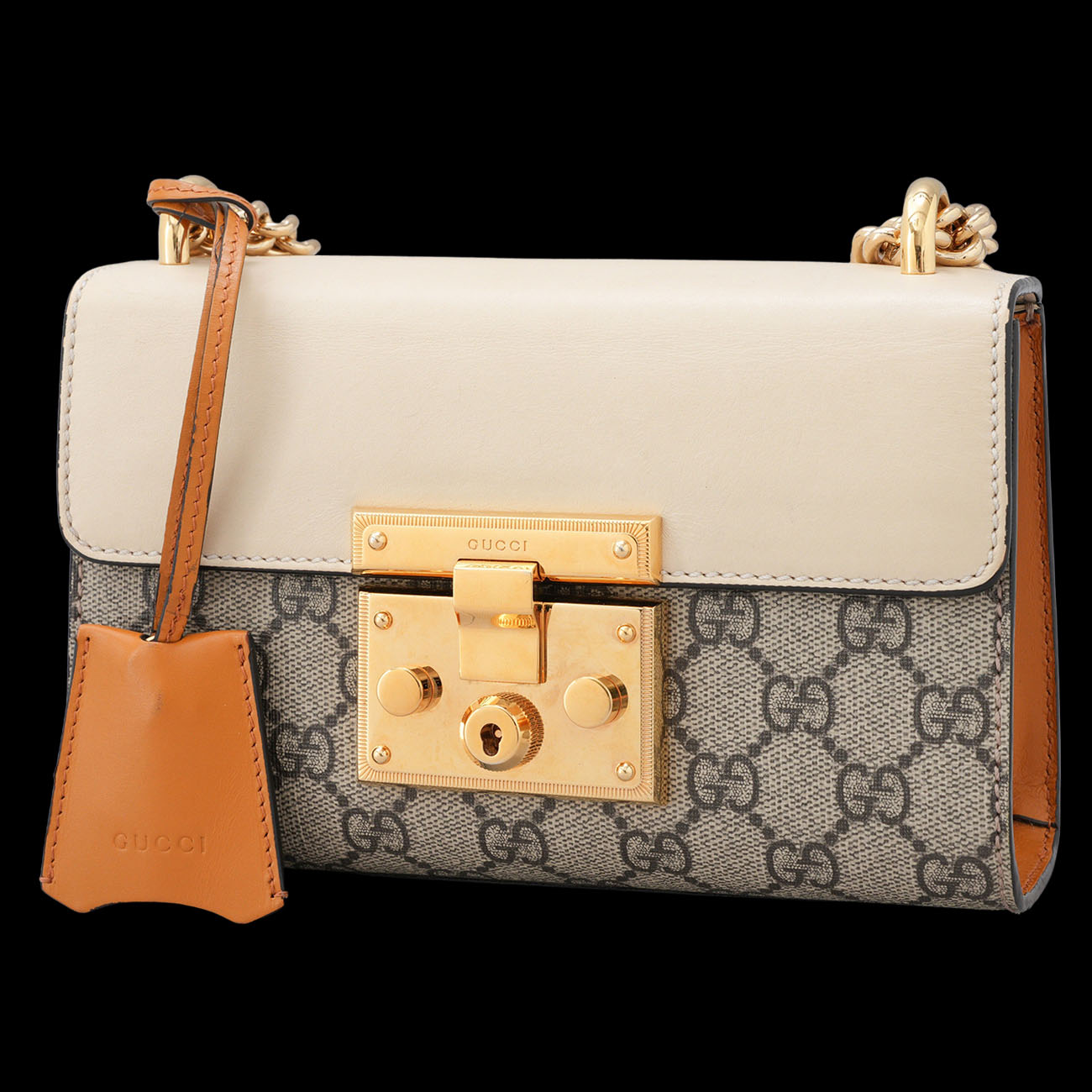 GUCCI(USED)구찌 409487 패들락 스몰 체인 숄더백