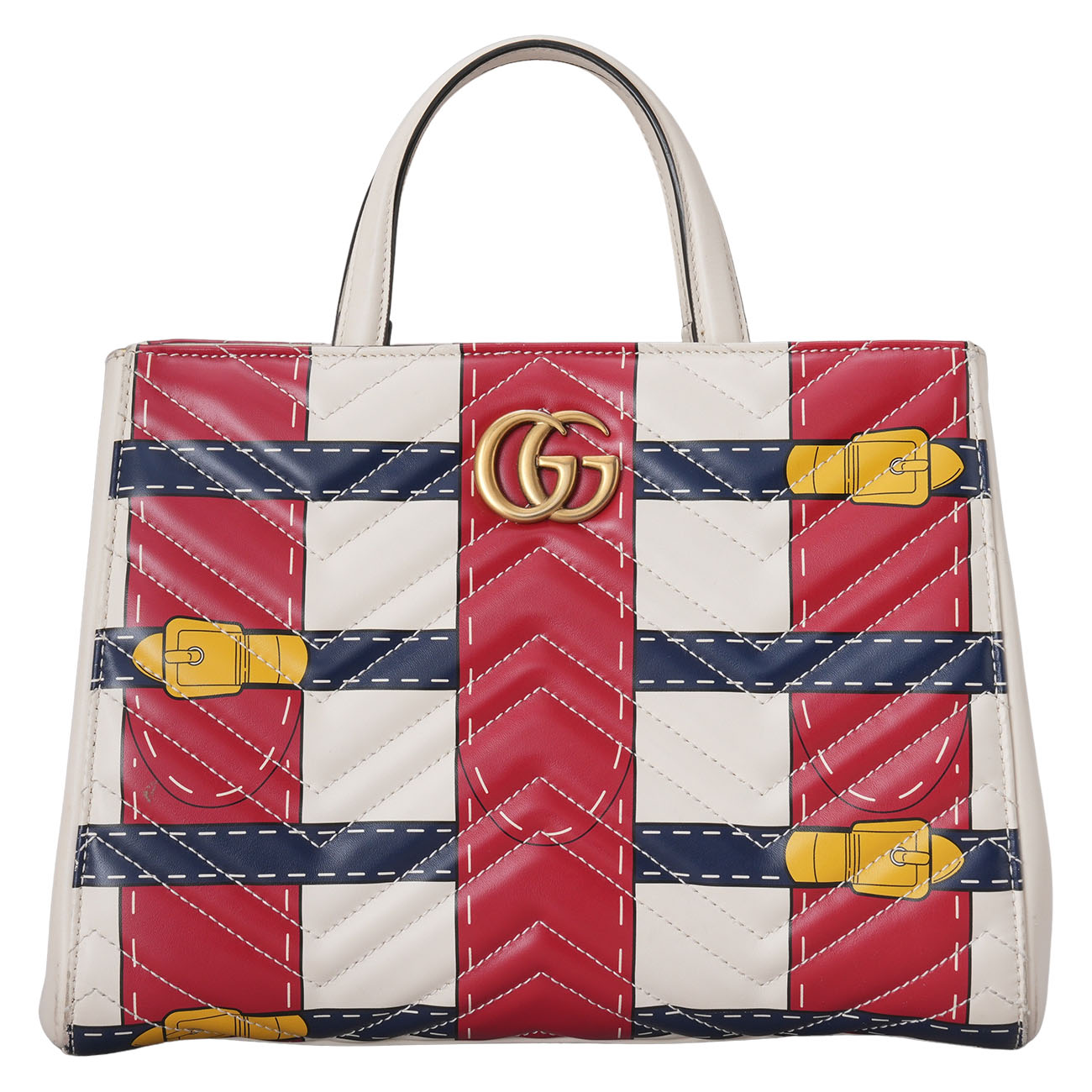 GUCCI(USED)구찌 448054 GG마몽 마틀라세 토트겸 숄더백