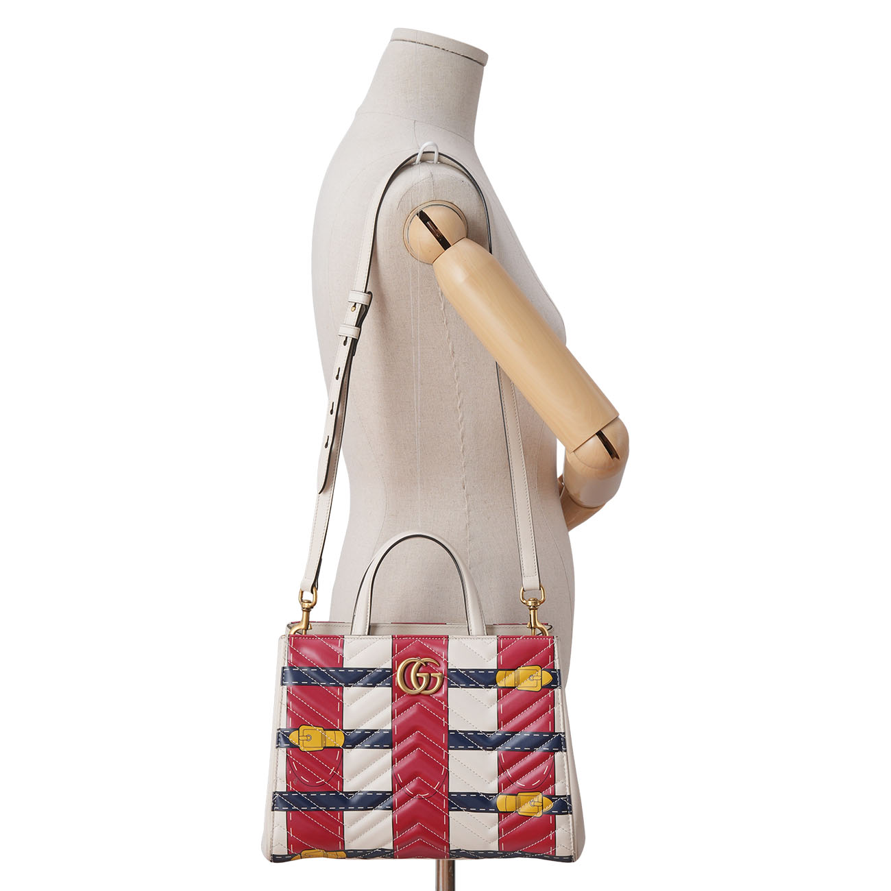 GUCCI(USED)구찌 448054 GG마몽 마틀라세 토트겸 숄더백