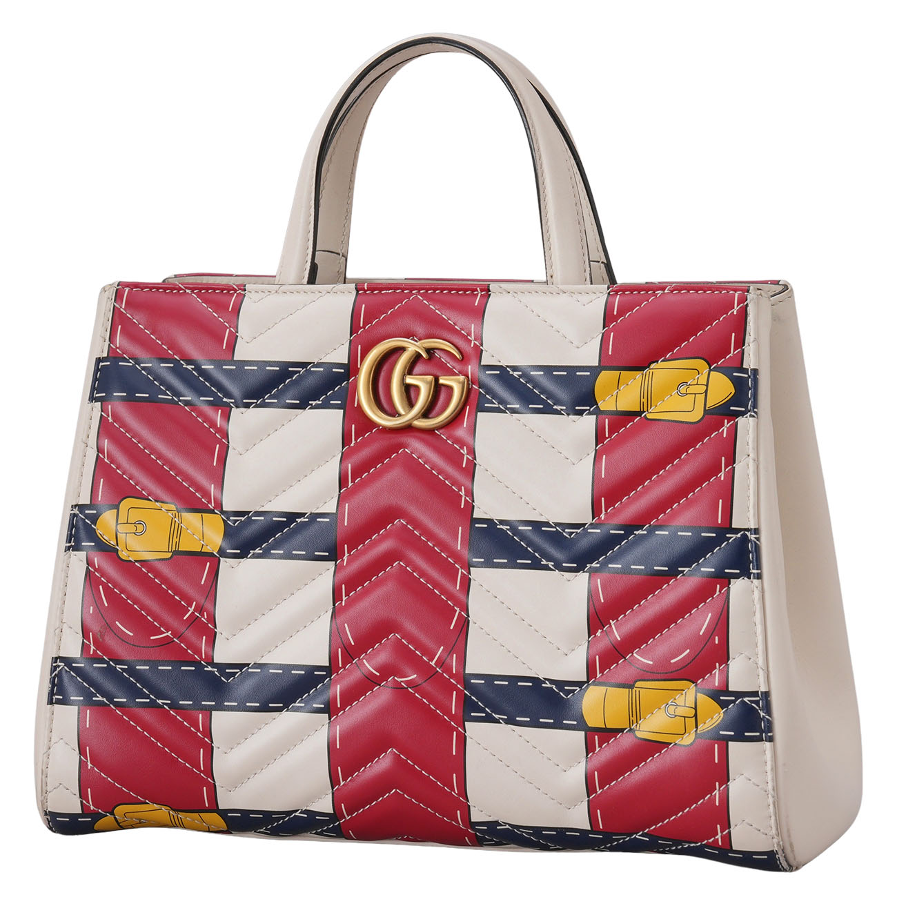 GUCCI(USED)구찌 448054 GG마몽 마틀라세 토트겸 숄더백