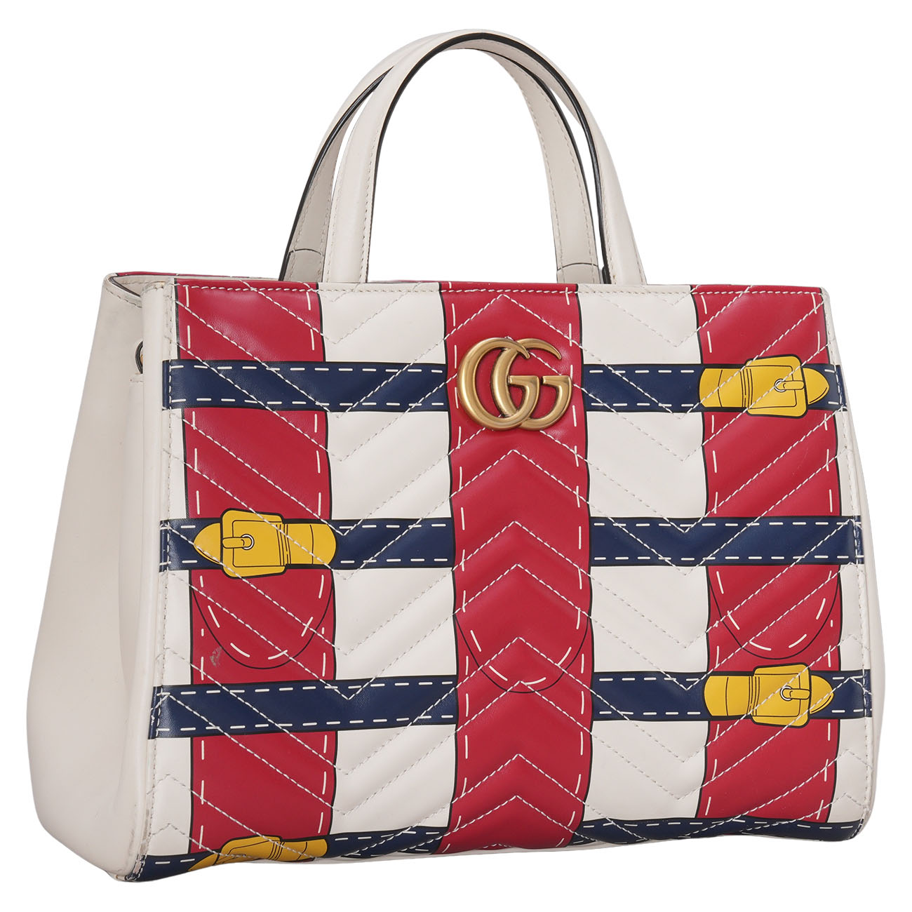 GUCCI(USED)구찌 448054 GG마몽 마틀라세 토트겸 숄더백