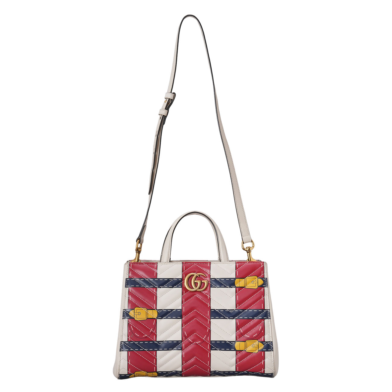 GUCCI(USED)구찌 448054 GG마몽 마틀라세 토트겸 숄더백