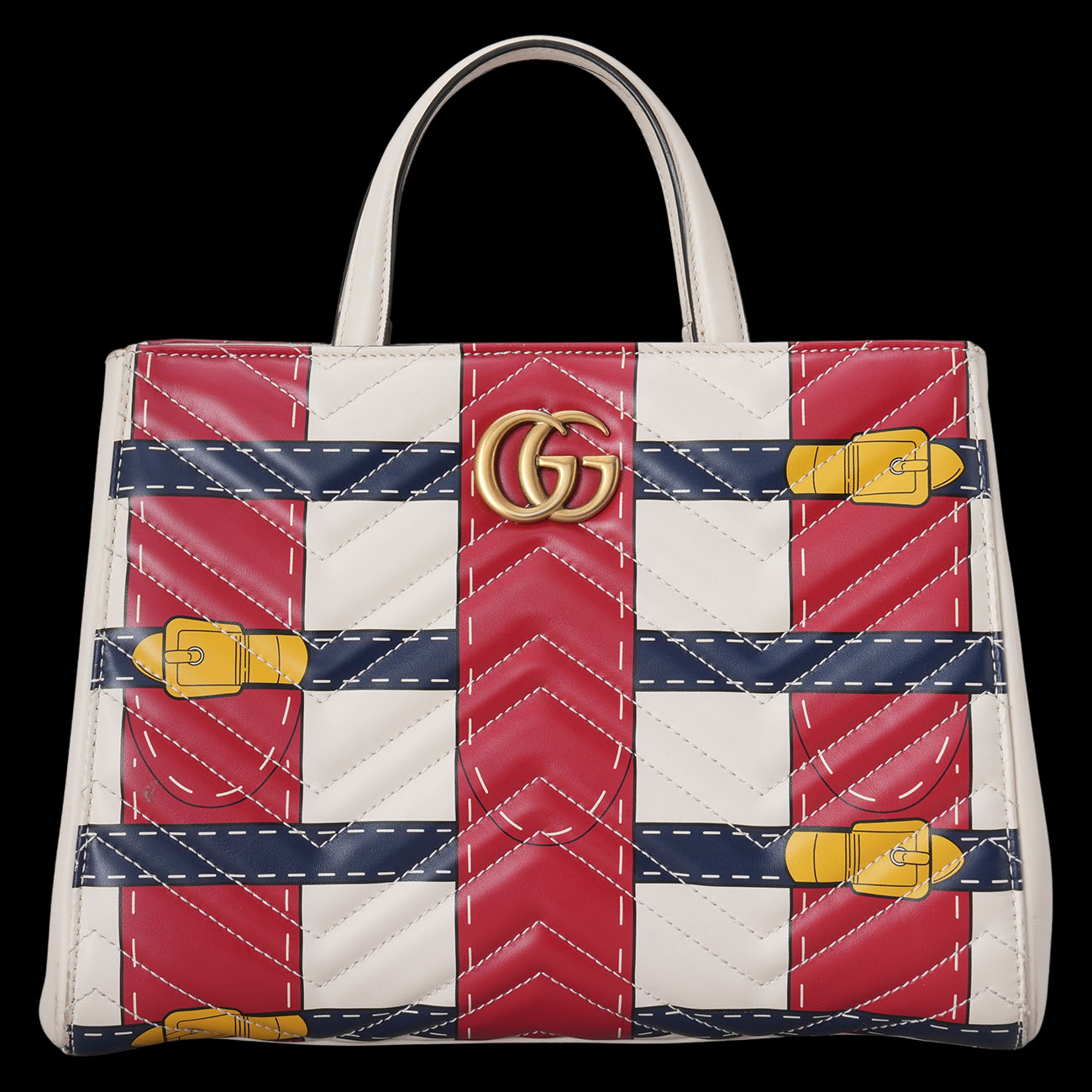 GUCCI(USED)구찌 448054 GG마몽 마틀라세 토트겸 숄더백