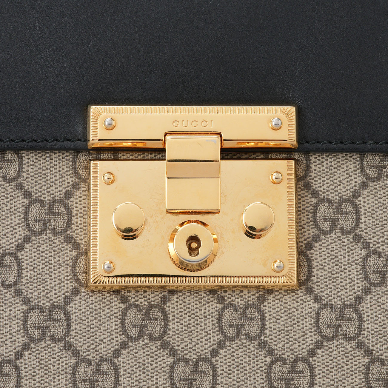 GUCCI(USED)구찌 453188 패드락 수프림 토트겸 숄더백