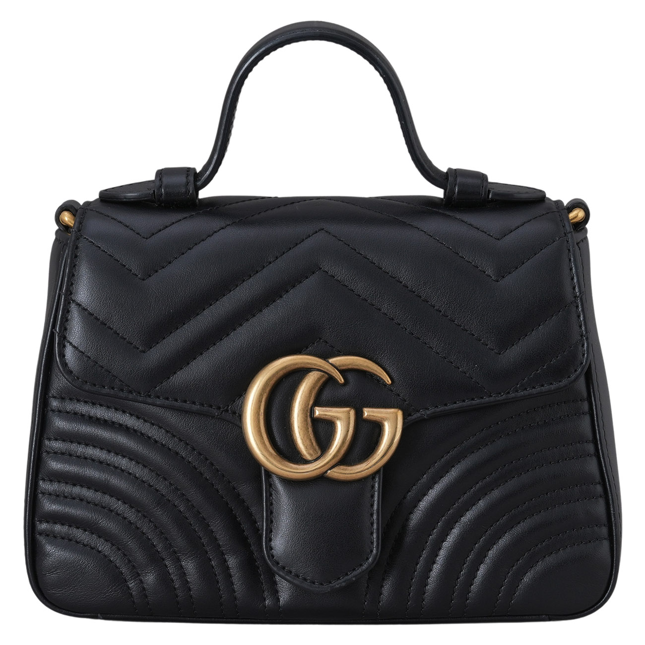 GUCCI(USED)구찌 547260 GG마몽 마틀라세 미니 탑핸들백