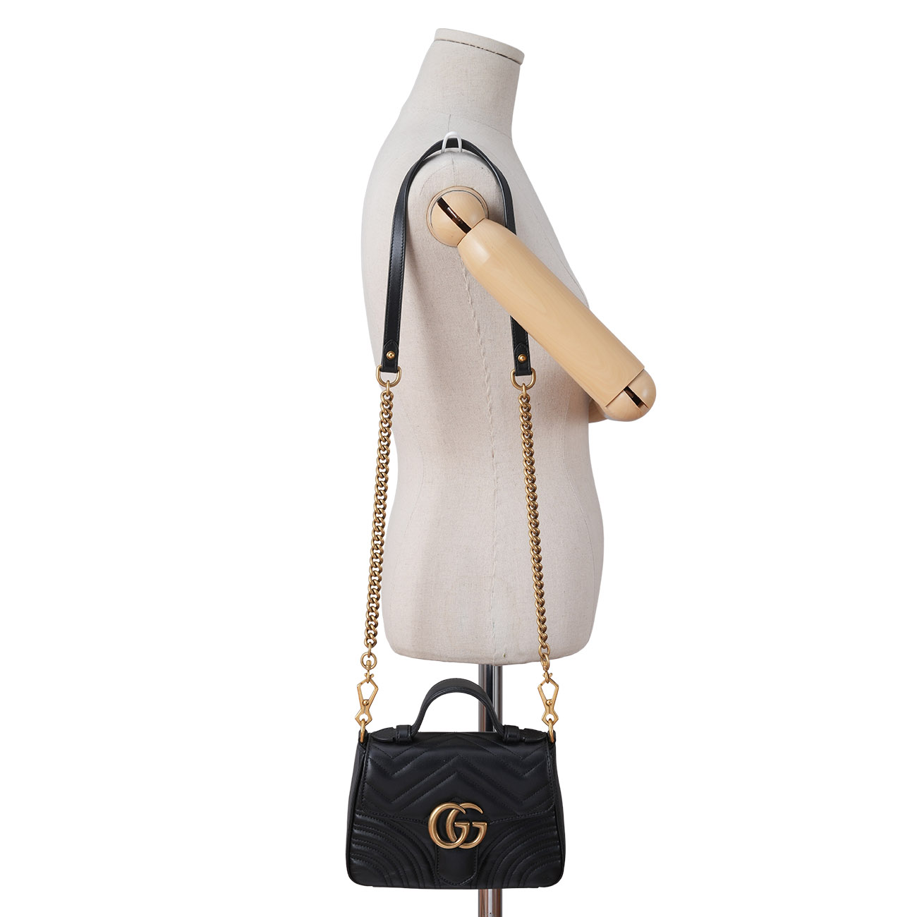 GUCCI(USED)구찌 547260 GG마몽 마틀라세 미니 탑핸들백