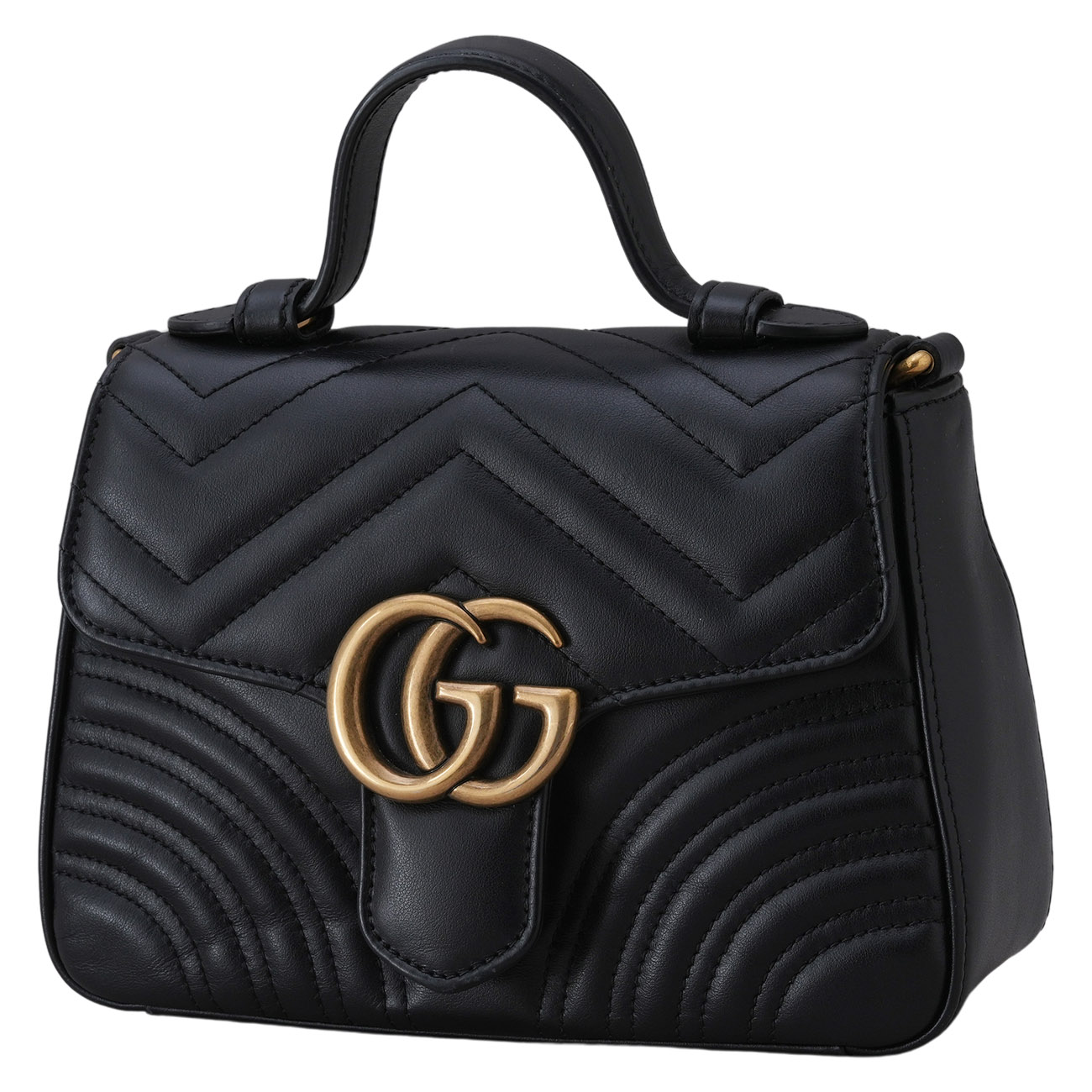 GUCCI(USED)구찌 547260 GG마몽 마틀라세 미니 탑핸들백