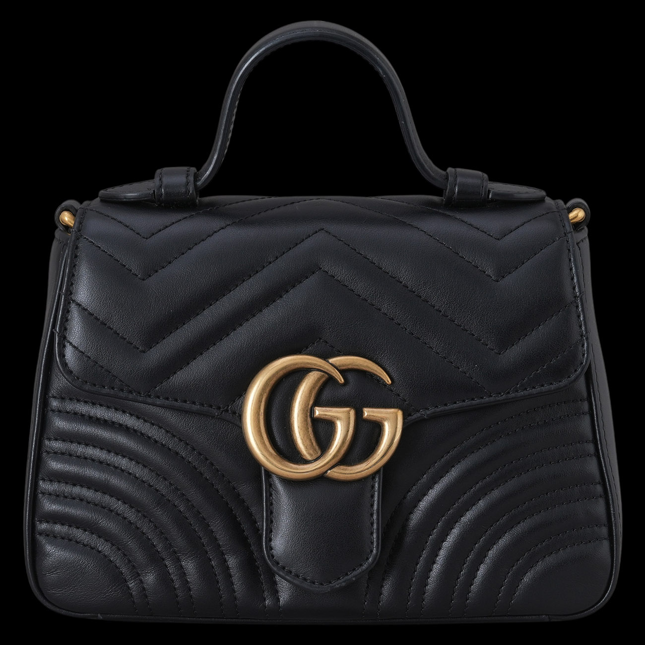 GUCCI(USED)구찌 547260 GG마몽 마틀라세 미니 탑핸들백