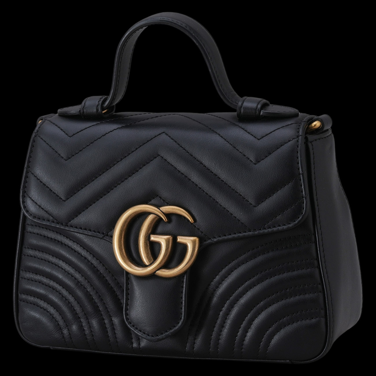 GUCCI(USED)구찌 547260 GG마몽 마틀라세 미니 탑핸들백