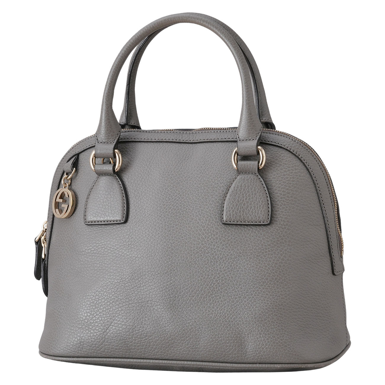 GUCCI(USED)구찌 449662 인터로킹 돔 토트백