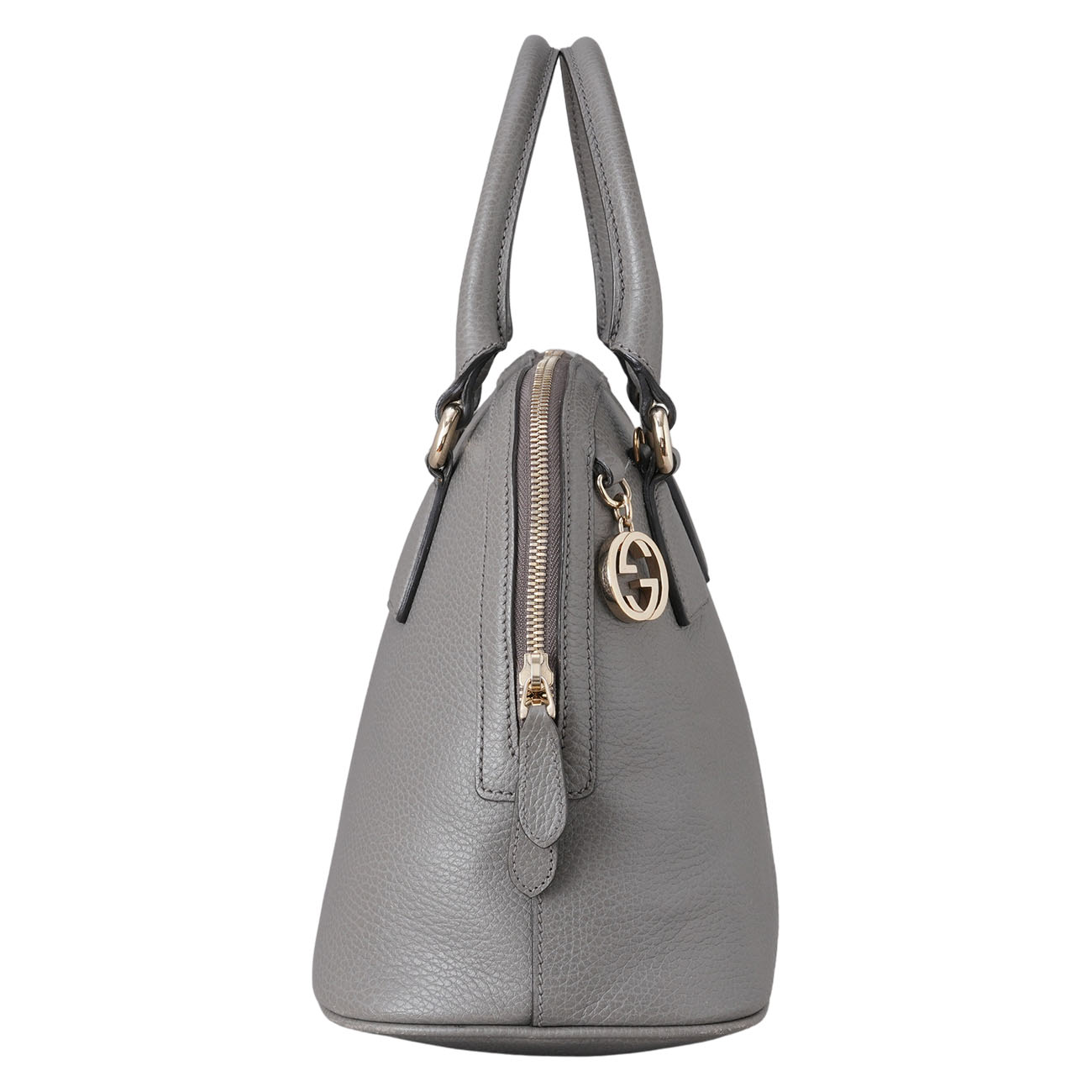 GUCCI(USED)구찌 449662 인터로킹 돔 토트백