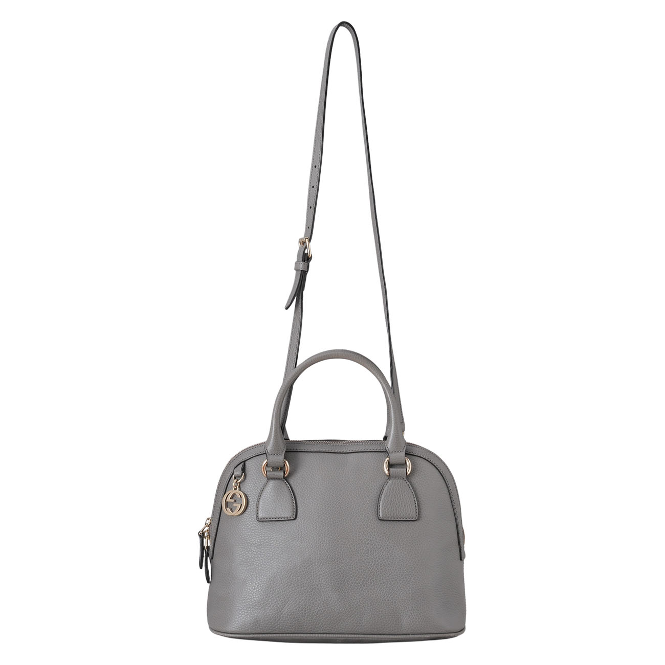 GUCCI(USED)구찌 449662 인터로킹 돔 토트백