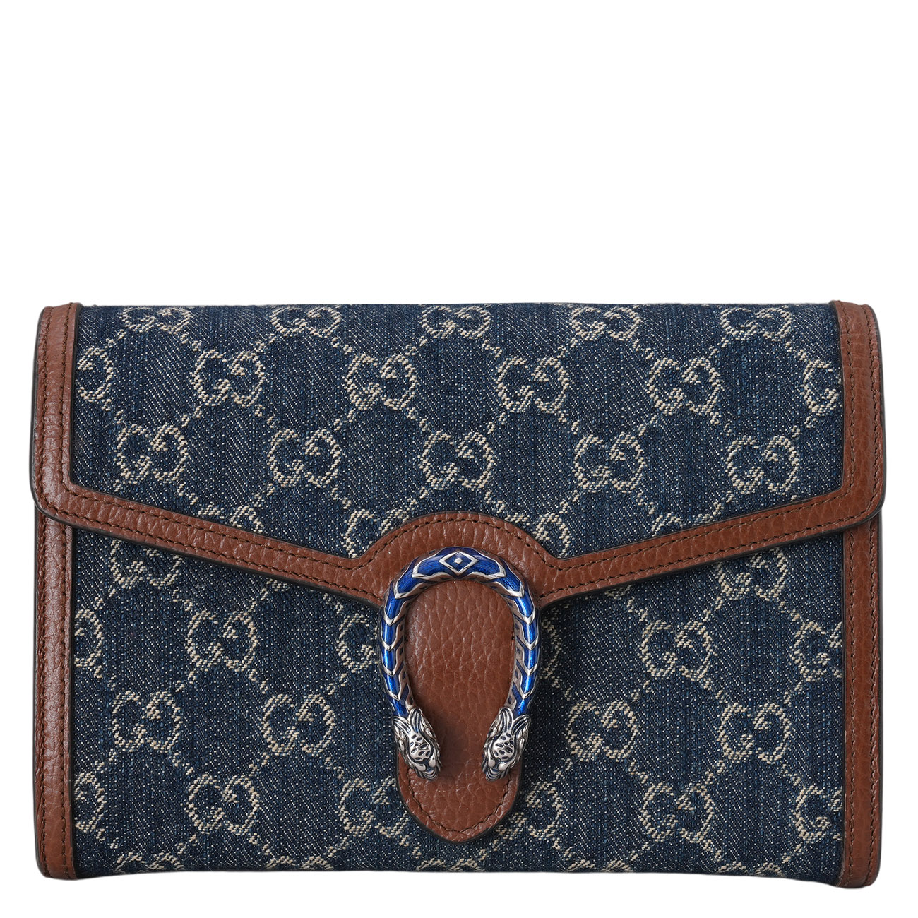 GUCCI(USED)구찌 401231 디오니서스 데님 체인 숄더백