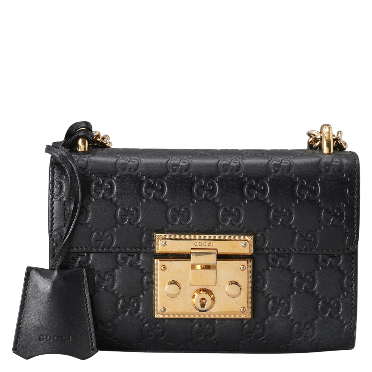 GUCCI(USED)구찌 409487 패들락 스몰 체인백