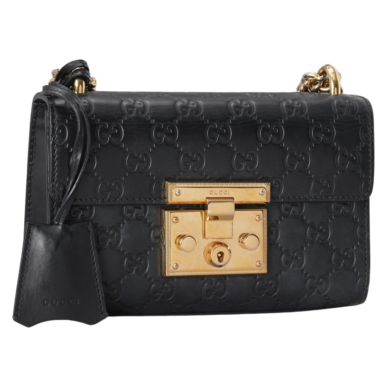 GUCCI(USED)구찌 409487 패들락 스몰 체인백