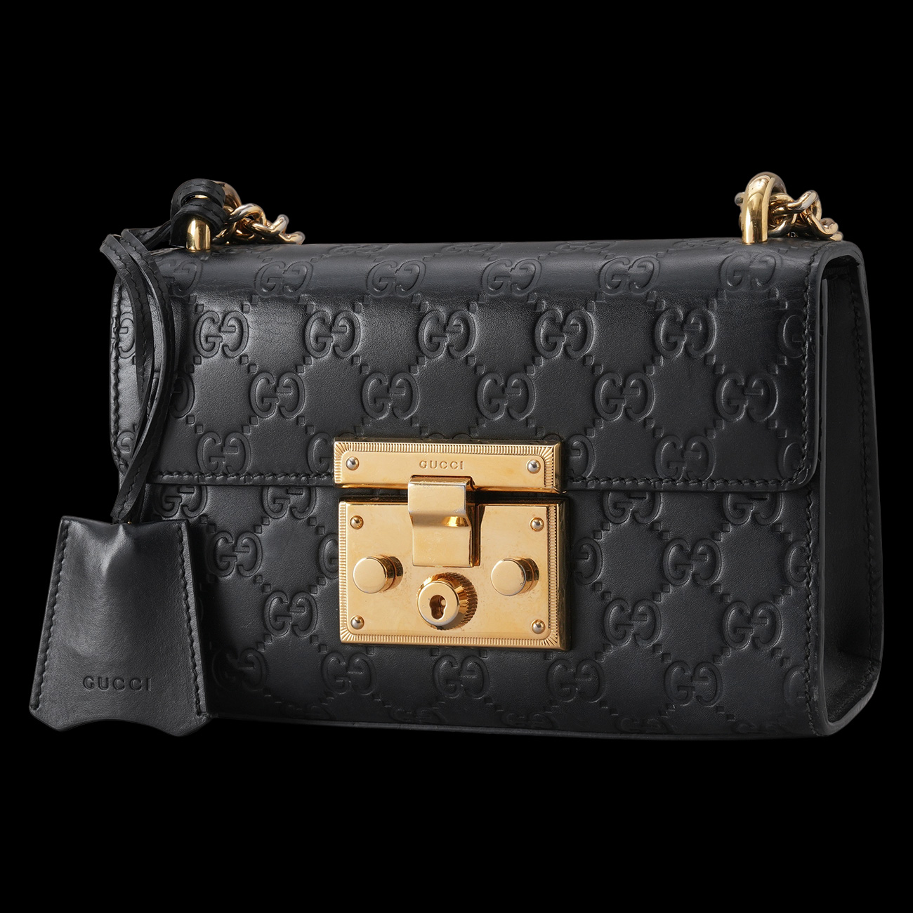GUCCI(USED)구찌 409487 패들락 스몰 체인백