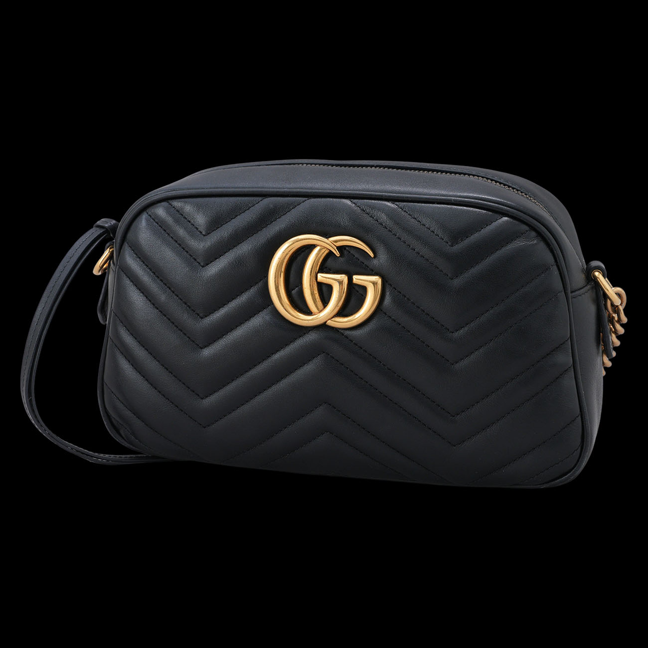 GUCCI(USED)구찌 447632 GG 마몽 마틀라세 카메라백