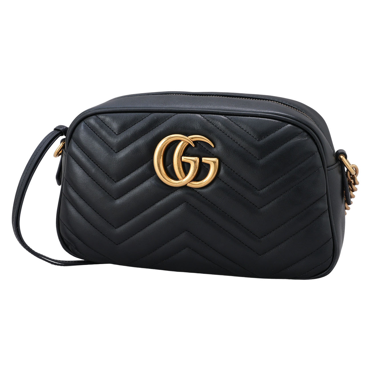 GUCCI(USED)구찌 447632 GG 마몽 마틀라세 카메라백