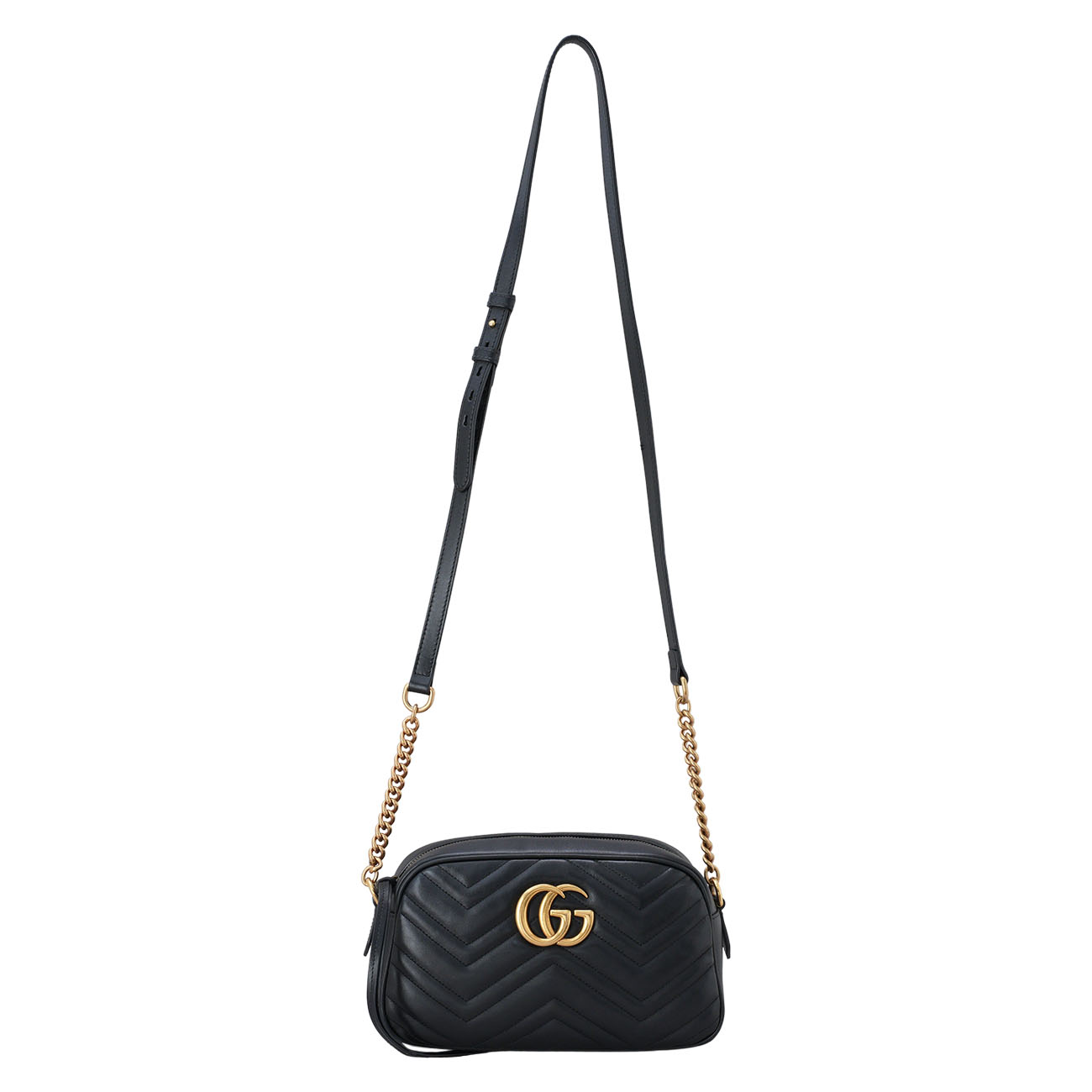 GUCCI(USED)구찌 447632 GG 마몽 마틀라세 카메라백