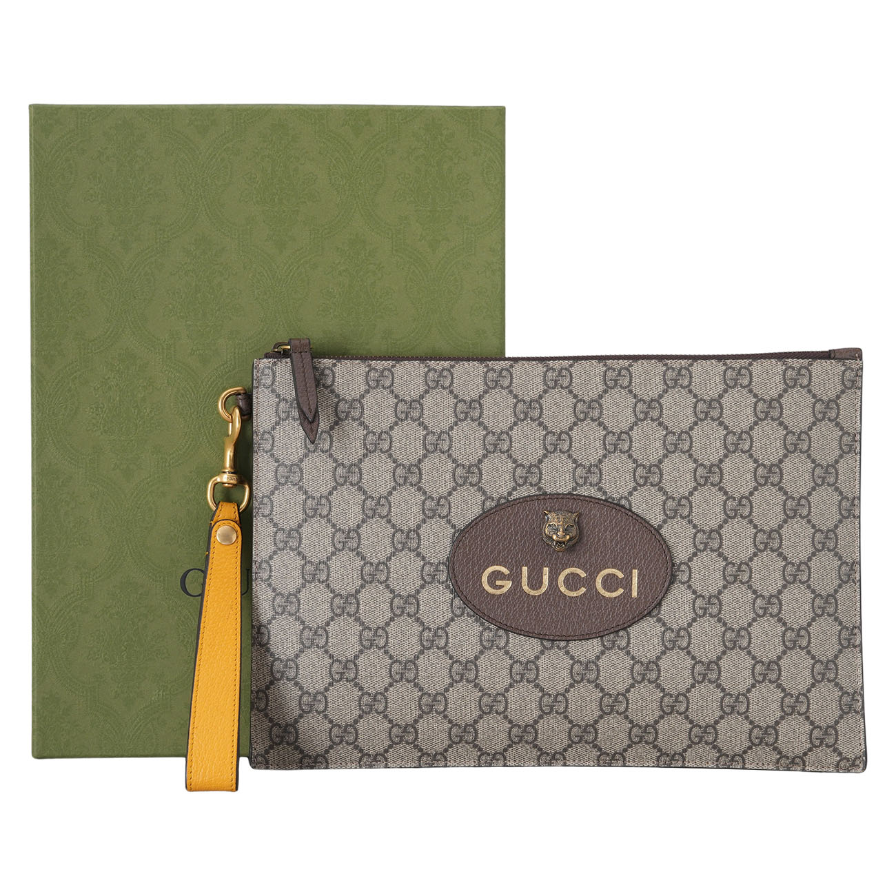 GUCCI(USED)구찌 473956 네오빈티지 GG수프림 클러치