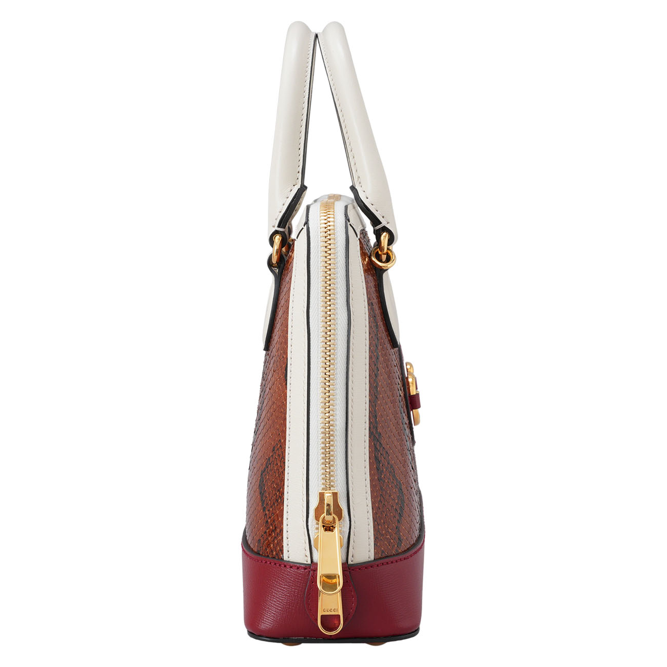GUCCI(USED)구찌 621220 파이톤 홀스빗 탑 핸들백