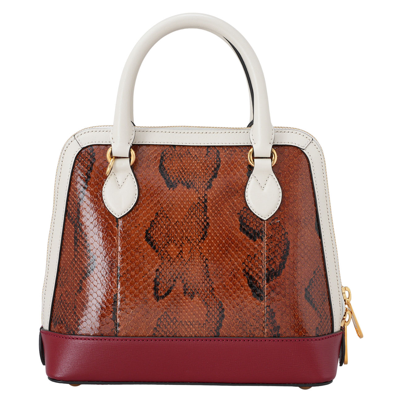 GUCCI(USED)구찌 621220 파이톤 홀스빗 탑 핸들백