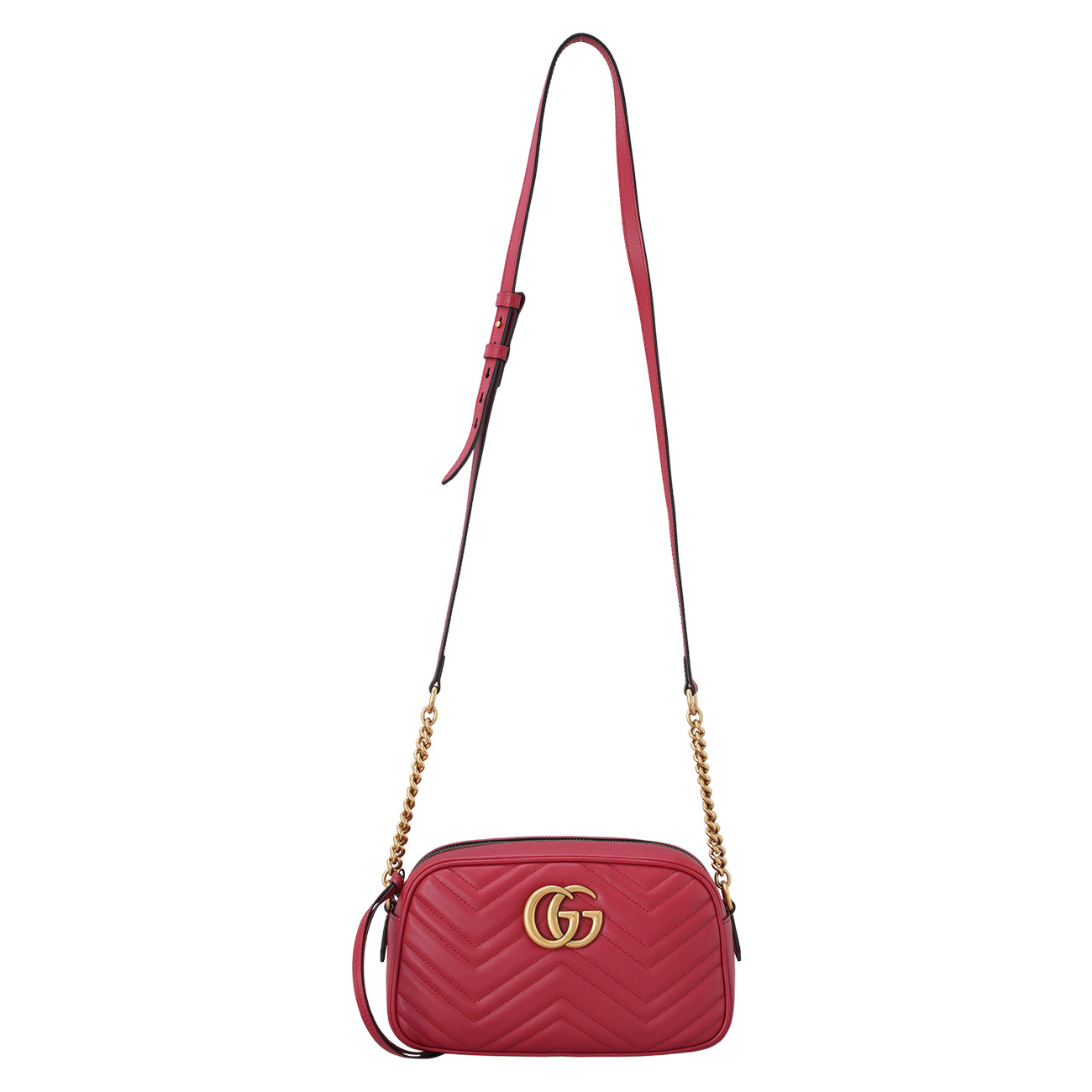 GUCCI(USED)구찌 447632 GG 마몽 마틀라세 카메라백