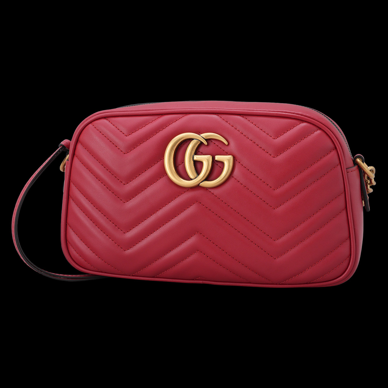 GUCCI(USED)구찌 447632 GG 마몽 마틀라세 카메라백