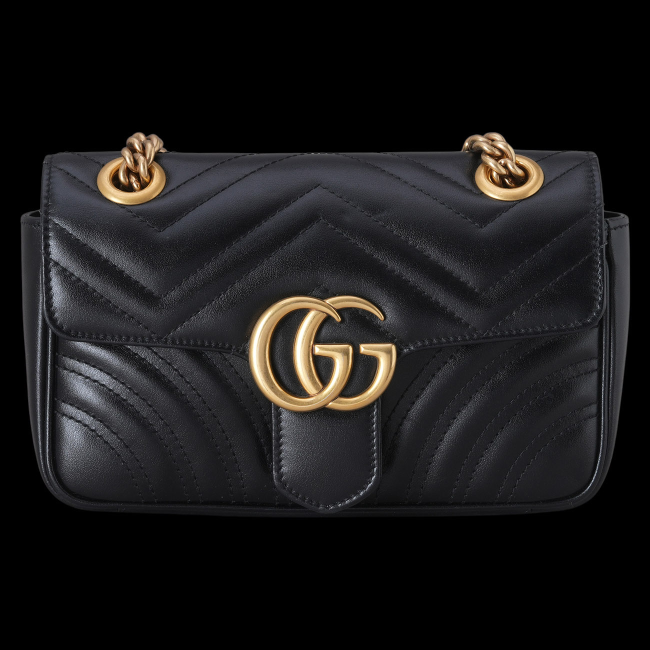 GUCCI(USED)구찌 446744 GG 마몽 마틀라세 체인백