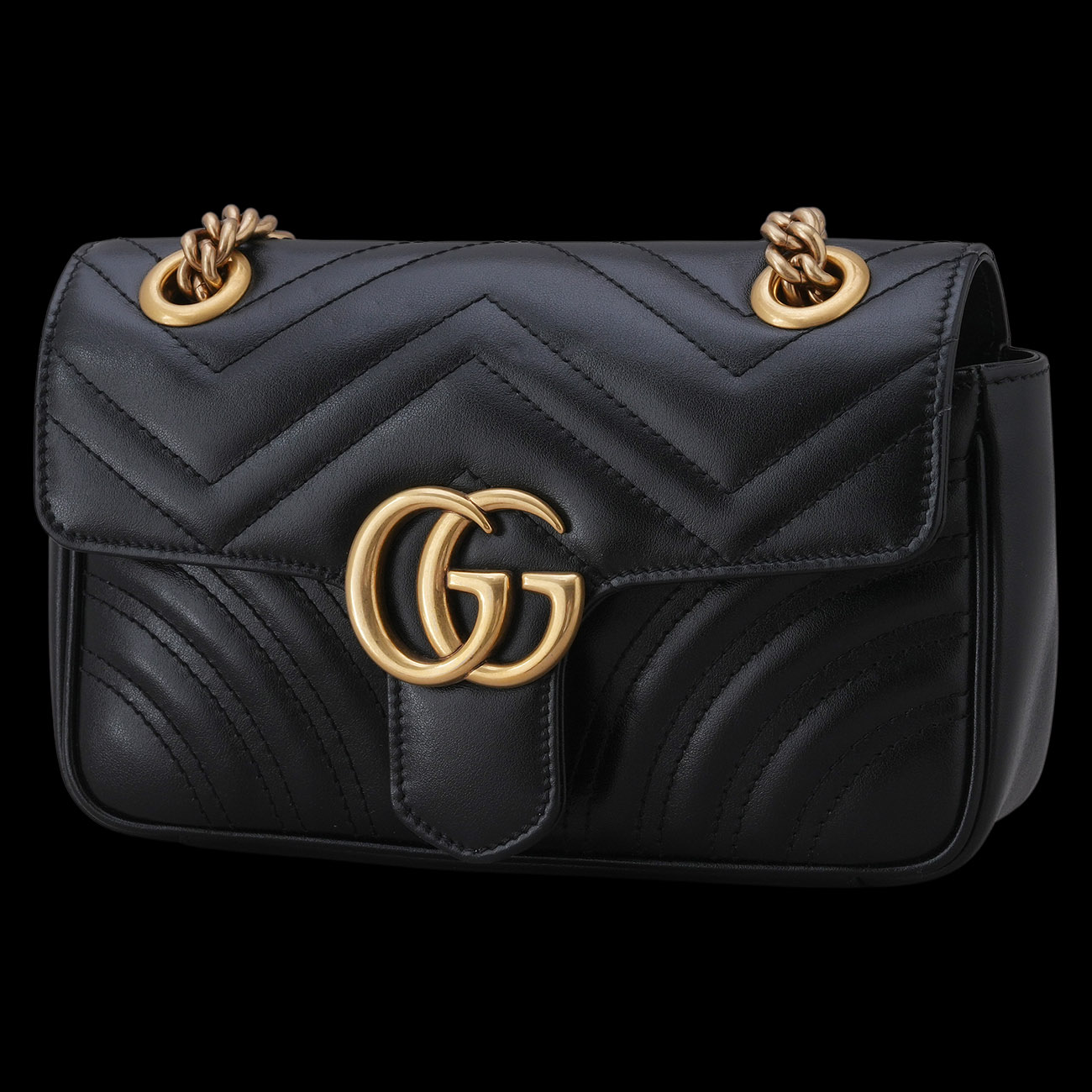 GUCCI(USED)구찌 446744 GG 마몽 마틀라세 체인백