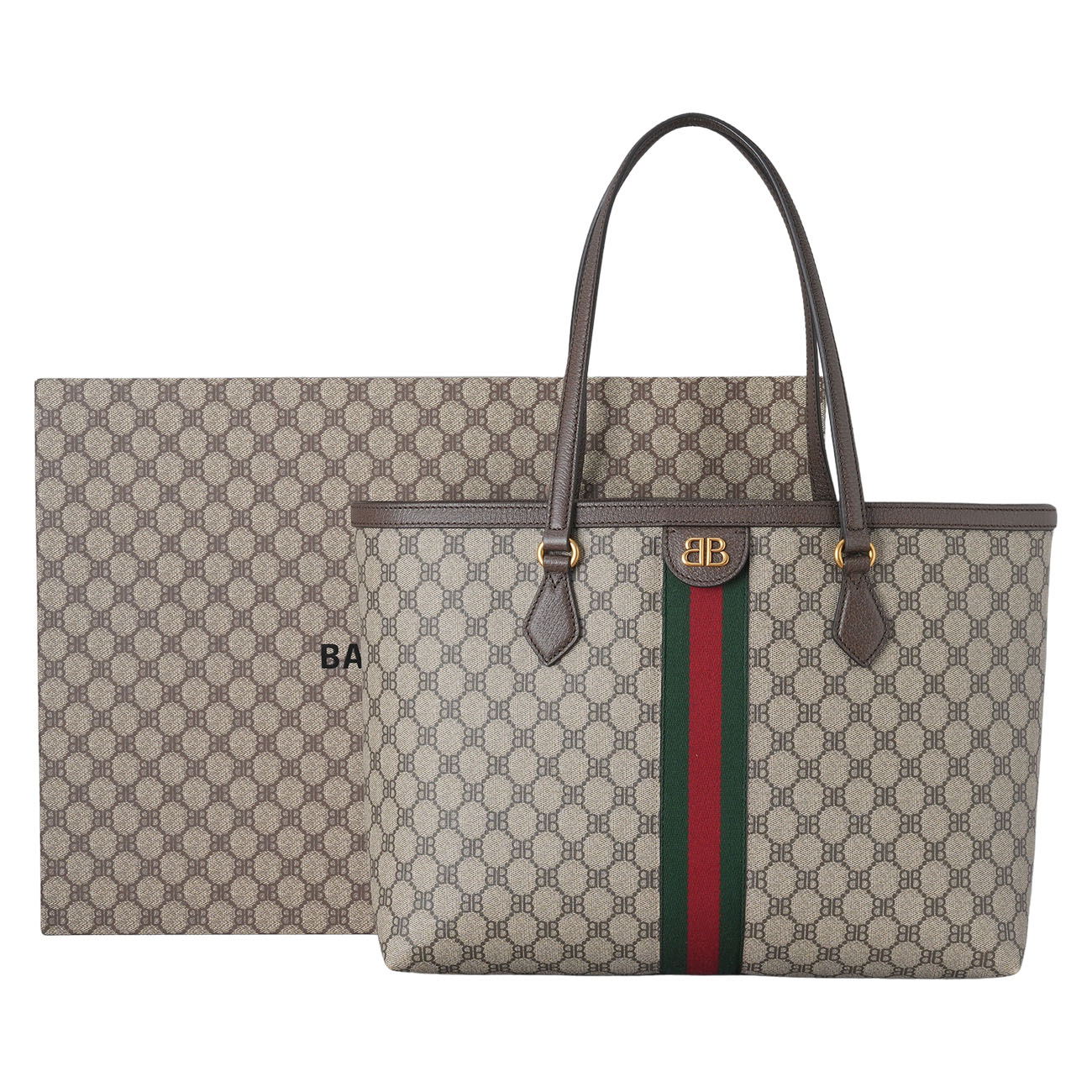 GUCCI(USED)구찌 X 발렌시아가 680125 쇼퍼백
