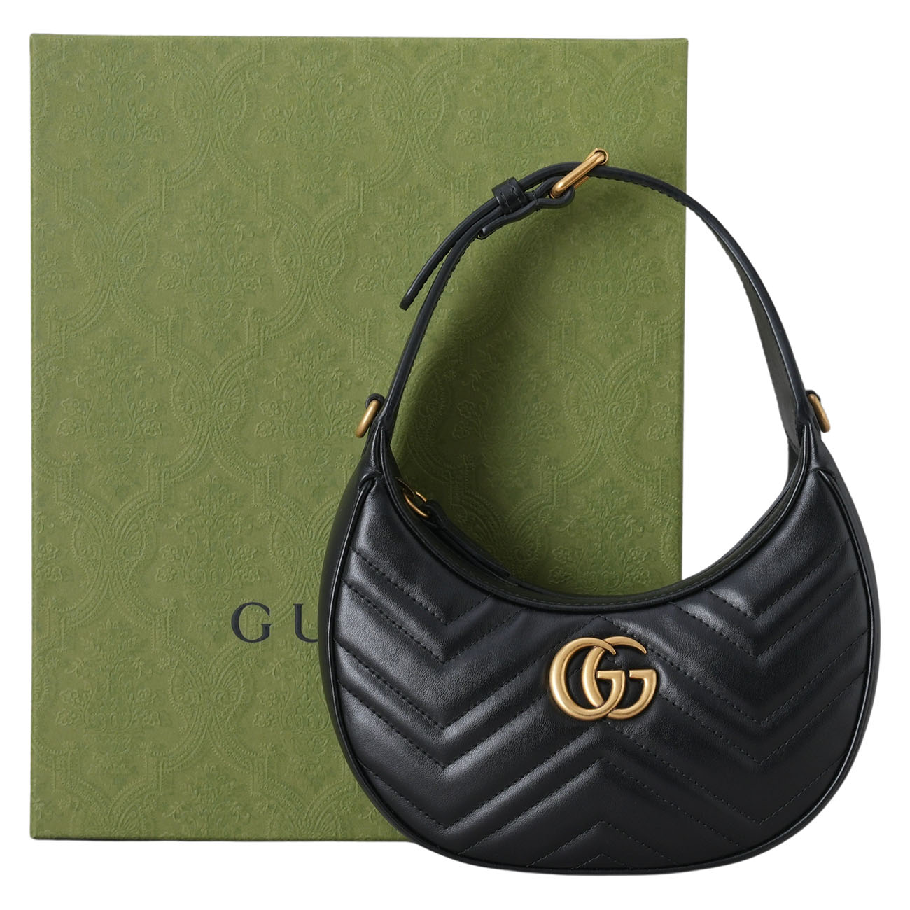 GUCCI(USED)구찌 699514 마몽 하프문 숄더백