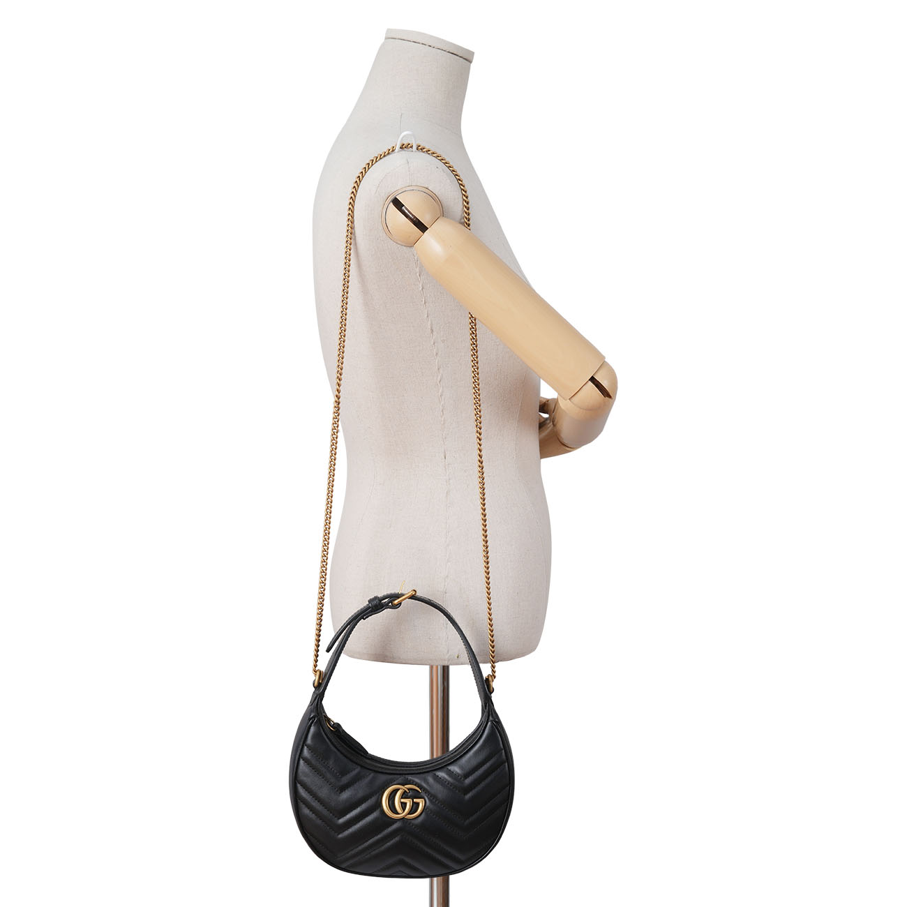 GUCCI(USED)구찌 699514 마몽 하프문 숄더백