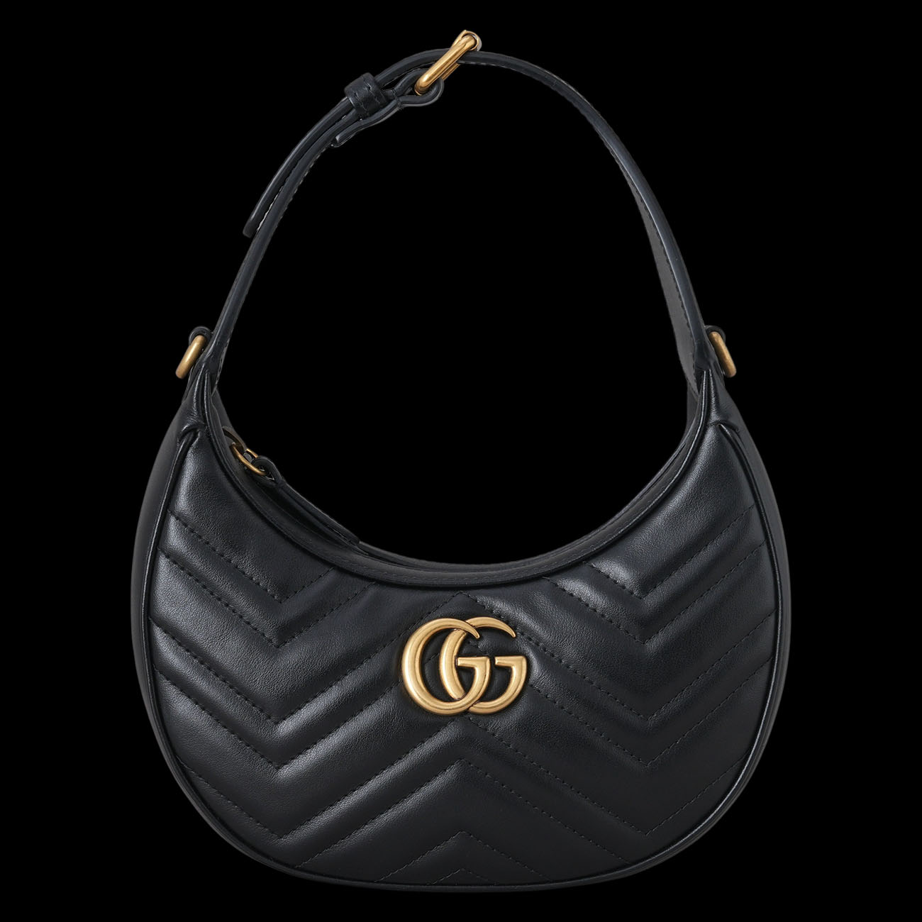 GUCCI(USED)구찌 699514 마몽 하프문 숄더백