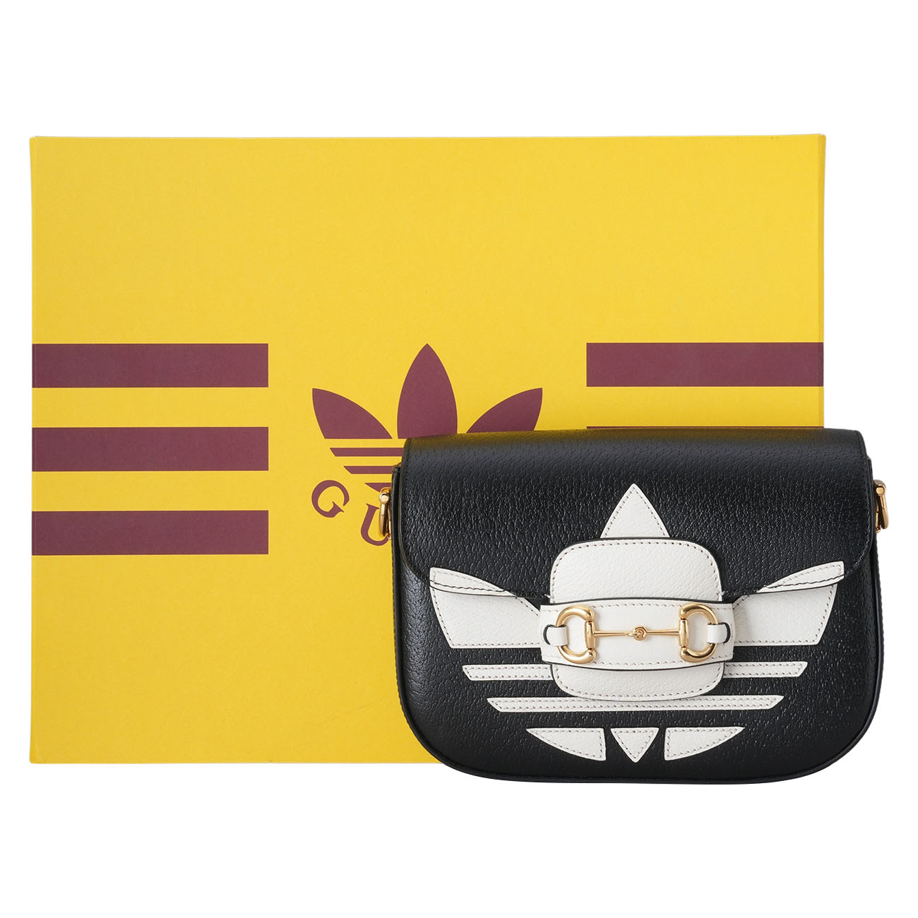 GUCCI(USED)구찌 658574 아디다스 홀스빗 1955 미니백