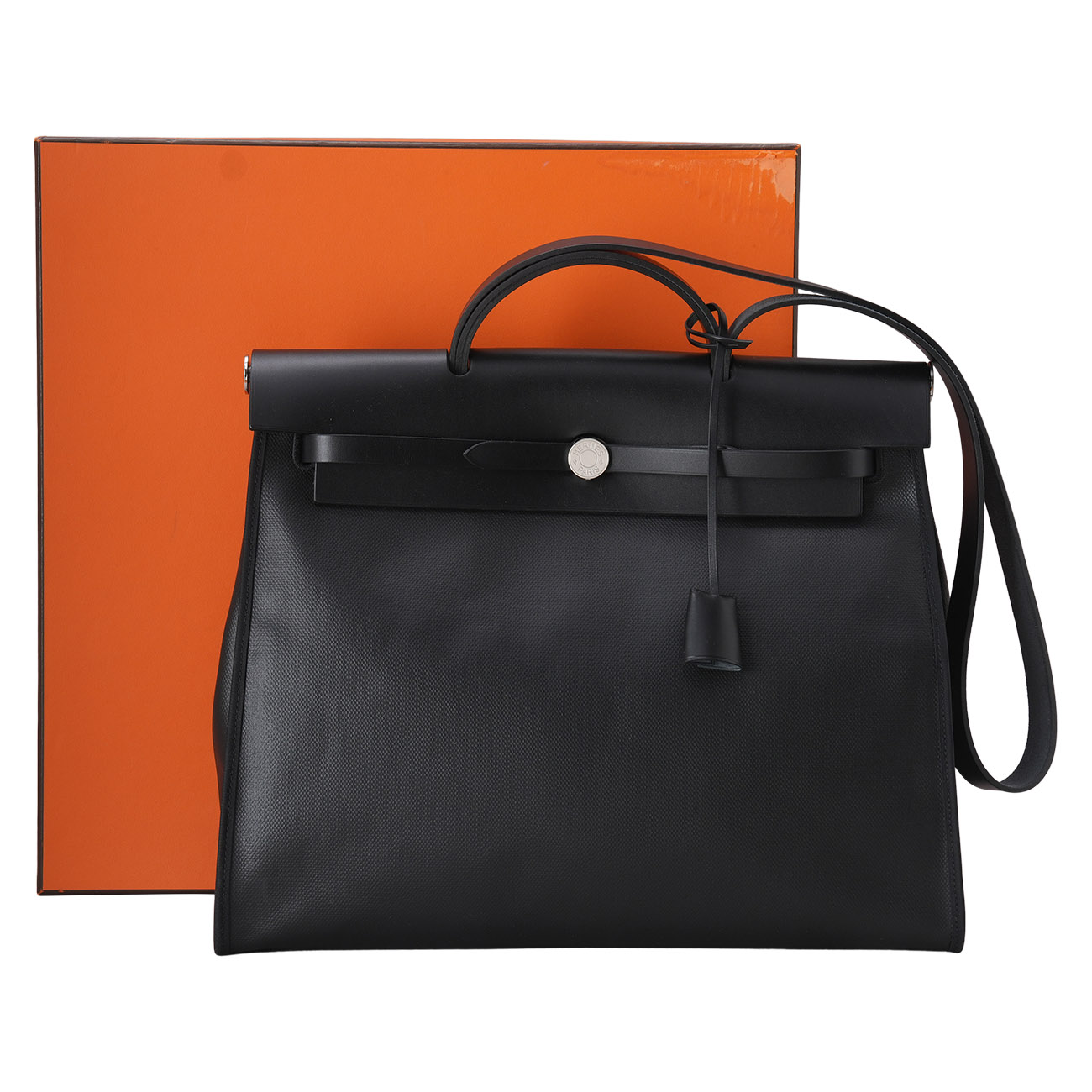HERMES(USED)에르메스 NEW ZIP 에르백 39 느와 은장