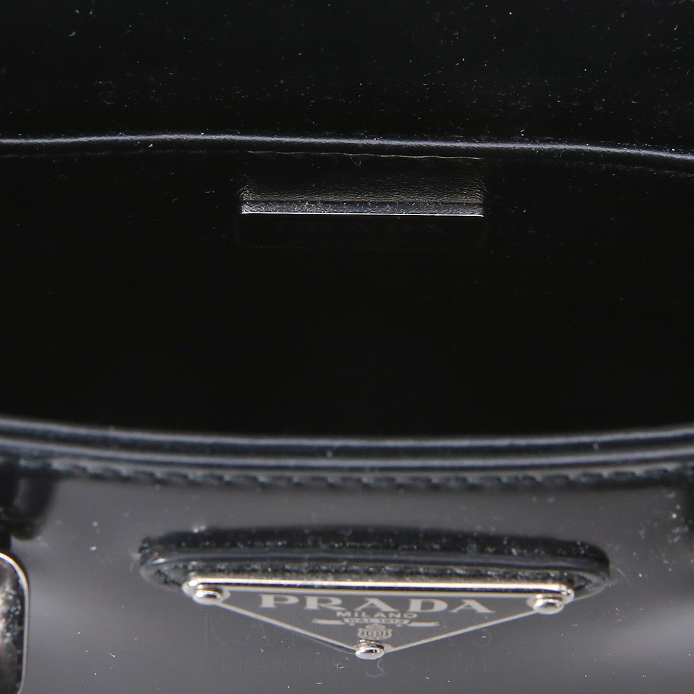 PRADA(NEW)프라다 1ba331 스몰 브러쉬드 레더 토트백