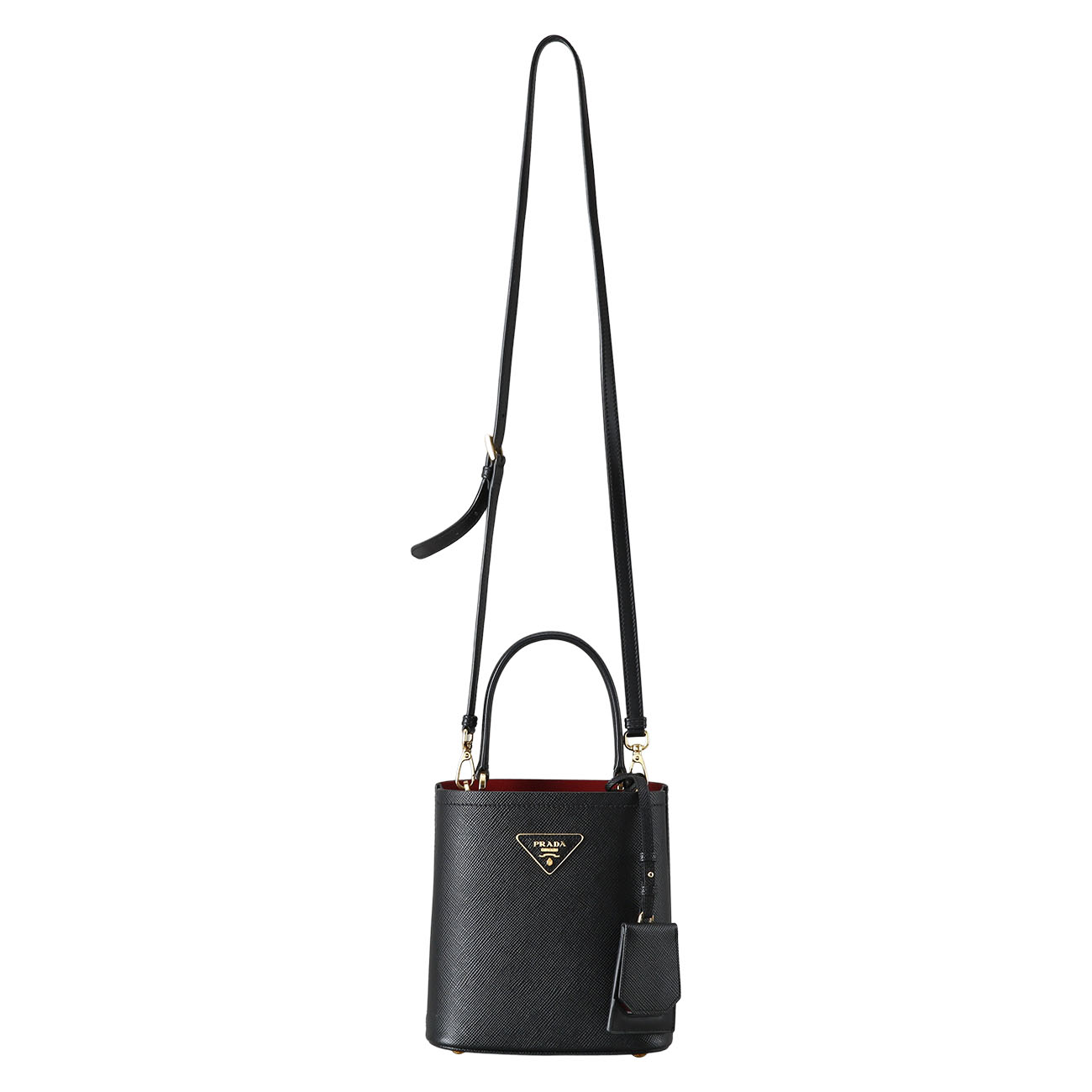PRADA(USED)프라다 1BA217 파니에 사피아노 가죽 스몰백