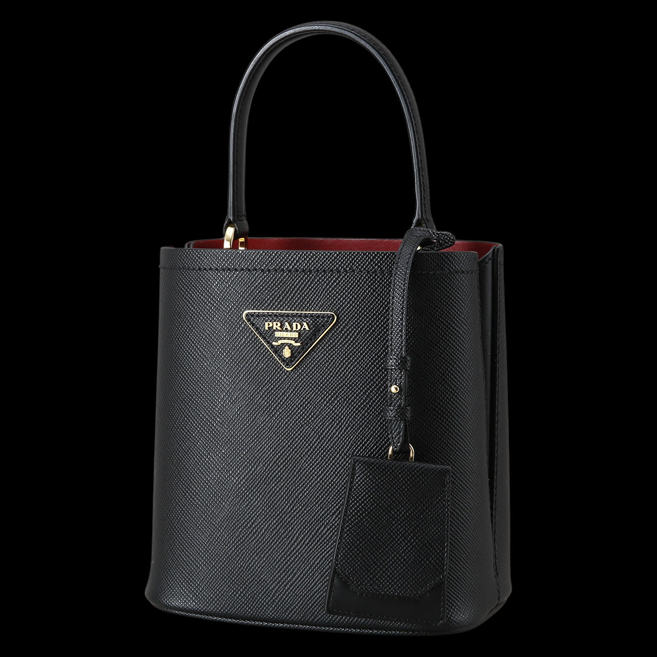 PRADA(USED)프라다 1BA217 파니에 사피아노 가죽 스몰백
