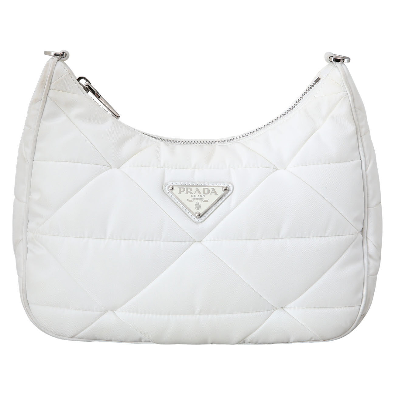 PRADA(USED)프라다 1BC151 리나일론 패딩 호보 백