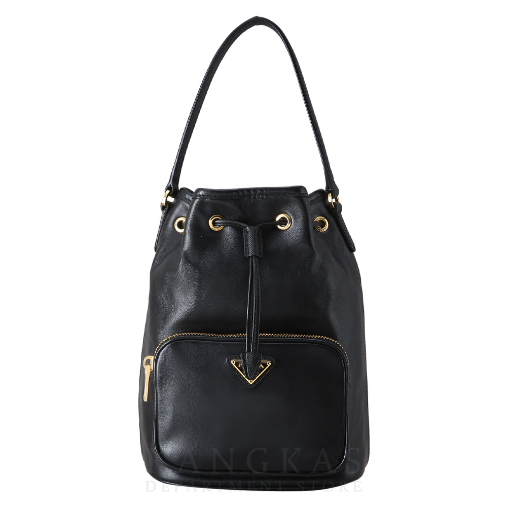 PRADA(USED)프라다 1BH038 레더 버킷백