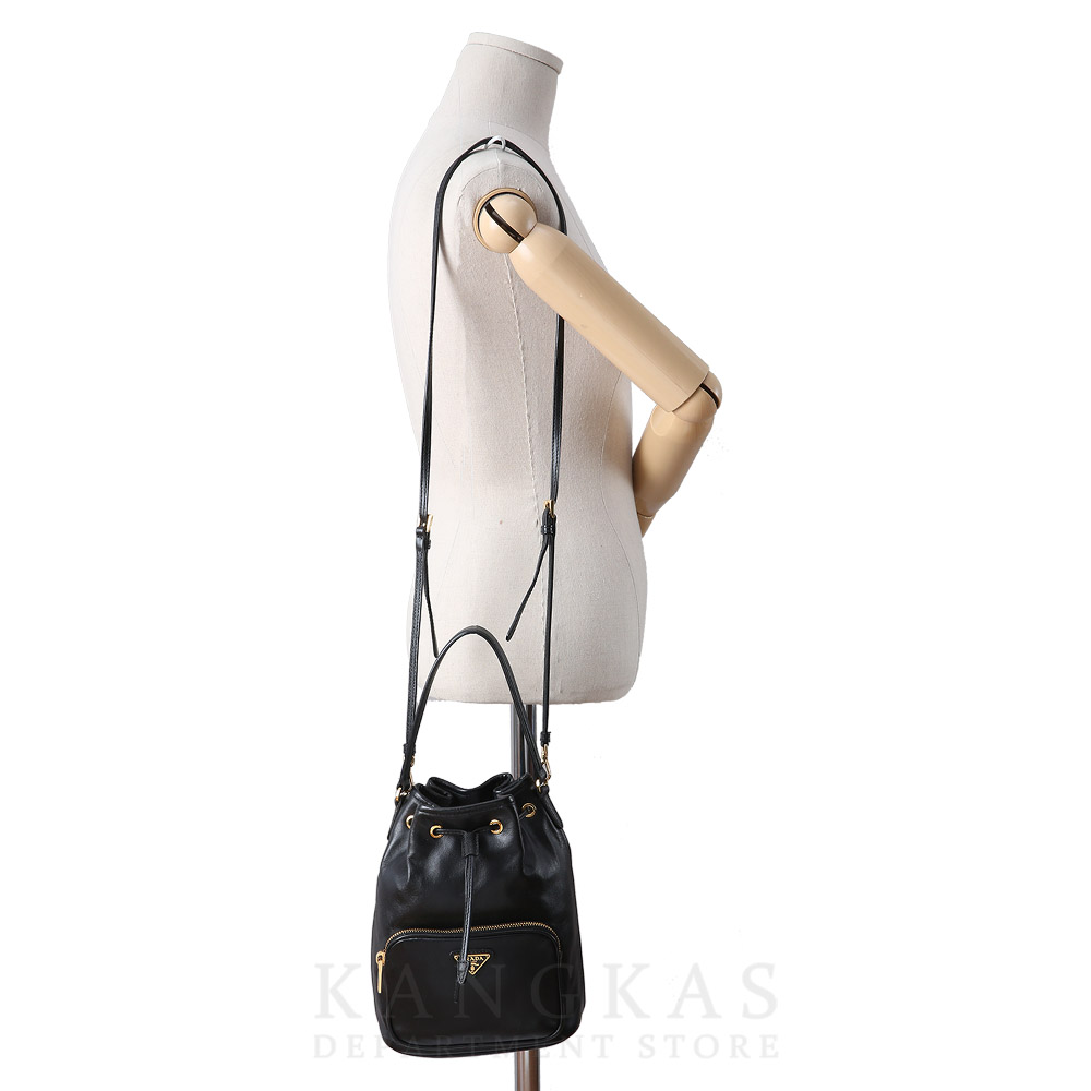 PRADA(USED)프라다 1BH038 레더 버킷백
