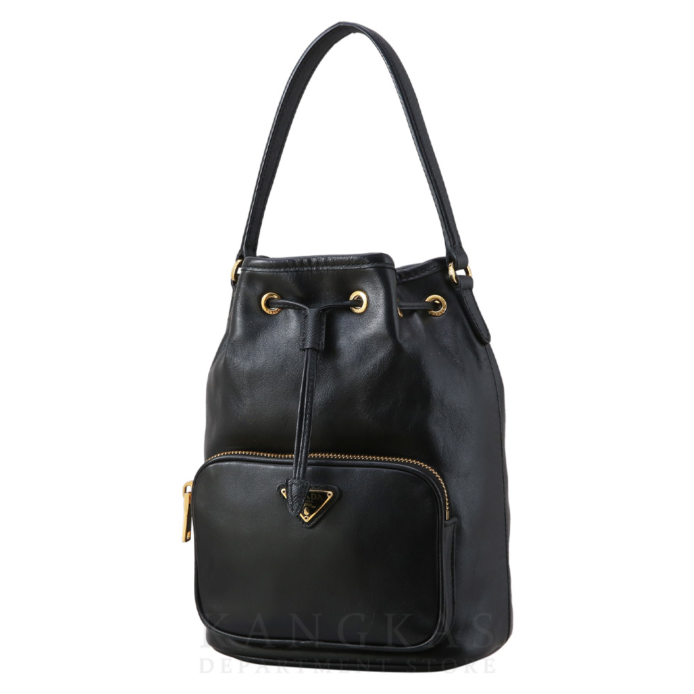 PRADA(USED)프라다 1BH038 레더 버킷백