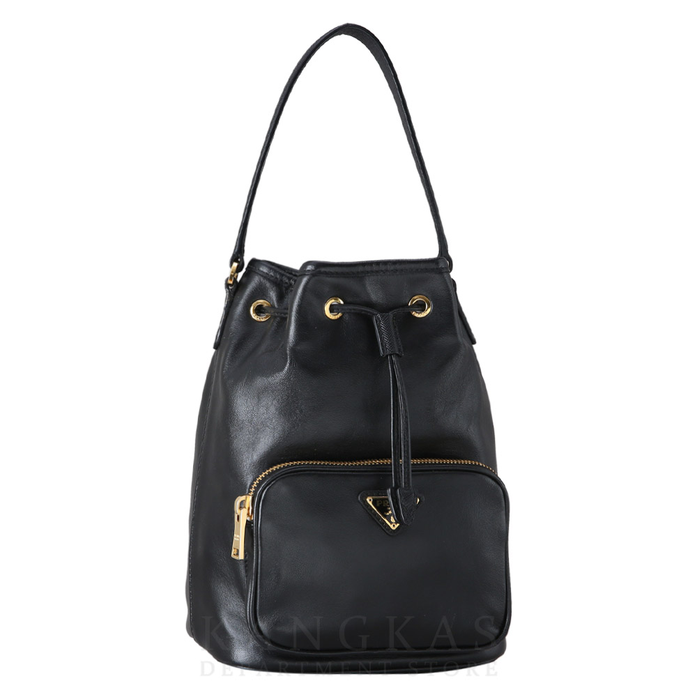 PRADA(USED)프라다 1BH038 레더 버킷백