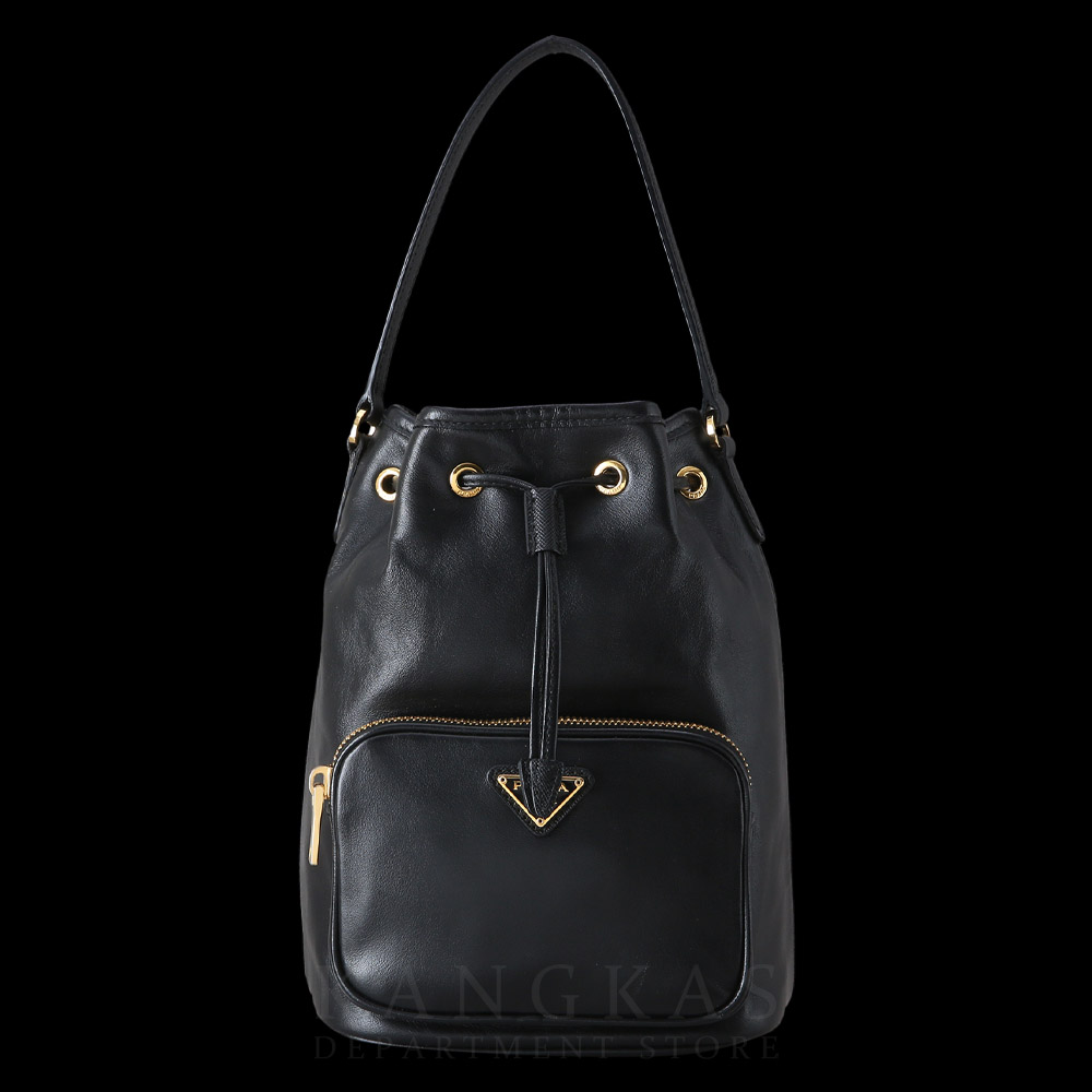 PRADA(USED)프라다 1BH038 레더 버킷백
