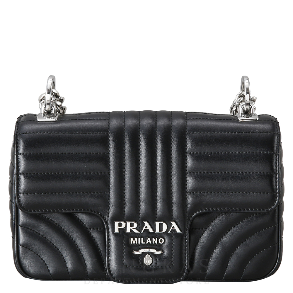 PRADA(USED)프라다 1BD107 다이아그램 체인 숄더백