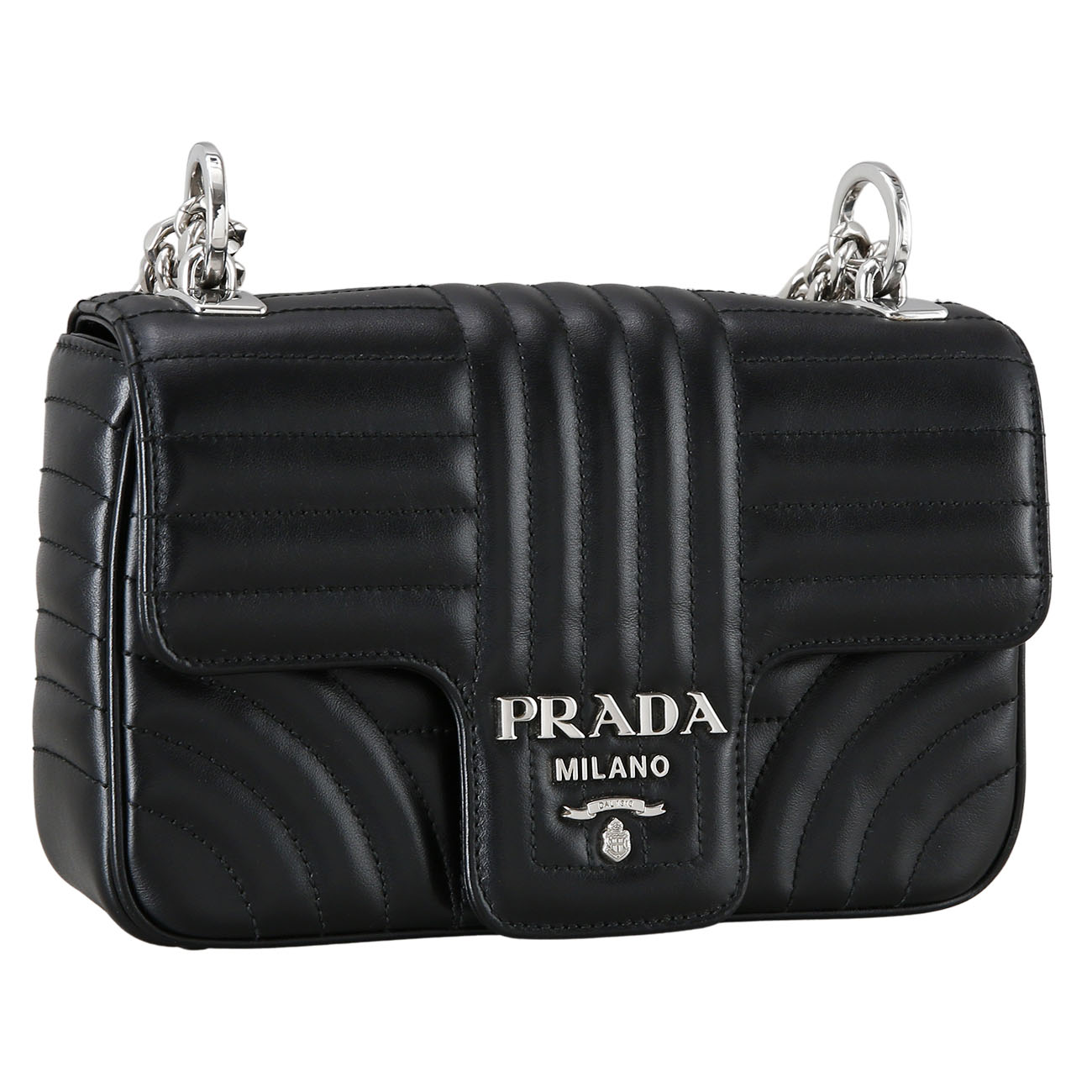 PRADA(USED)프라다 1BD107 다이아그램 체인 숄더백